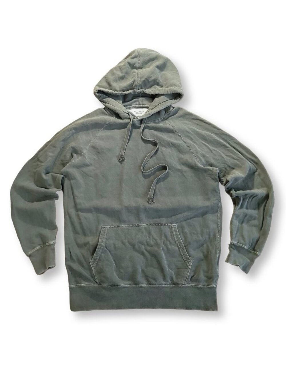 Province of Canada Heavy Cotton Oversized Green Pullover Hoodie (M)